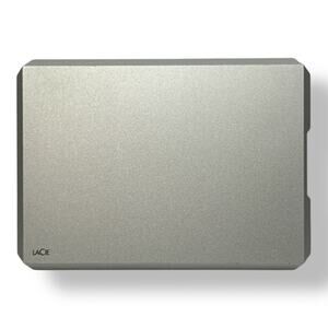 LaCie Porsche Design Mobile Drive, 1TB, USB-C, External Hard Drive, Silver